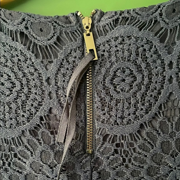 Laundry By Shelli Segal Women's 4 Navy Lace Cocktail Dress Formal - Picture 5 of 6